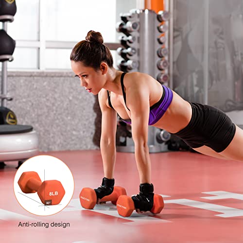 Neoprene Dumbbell Pairs 2LB 3LB 5LB 8LB 10LB B35263