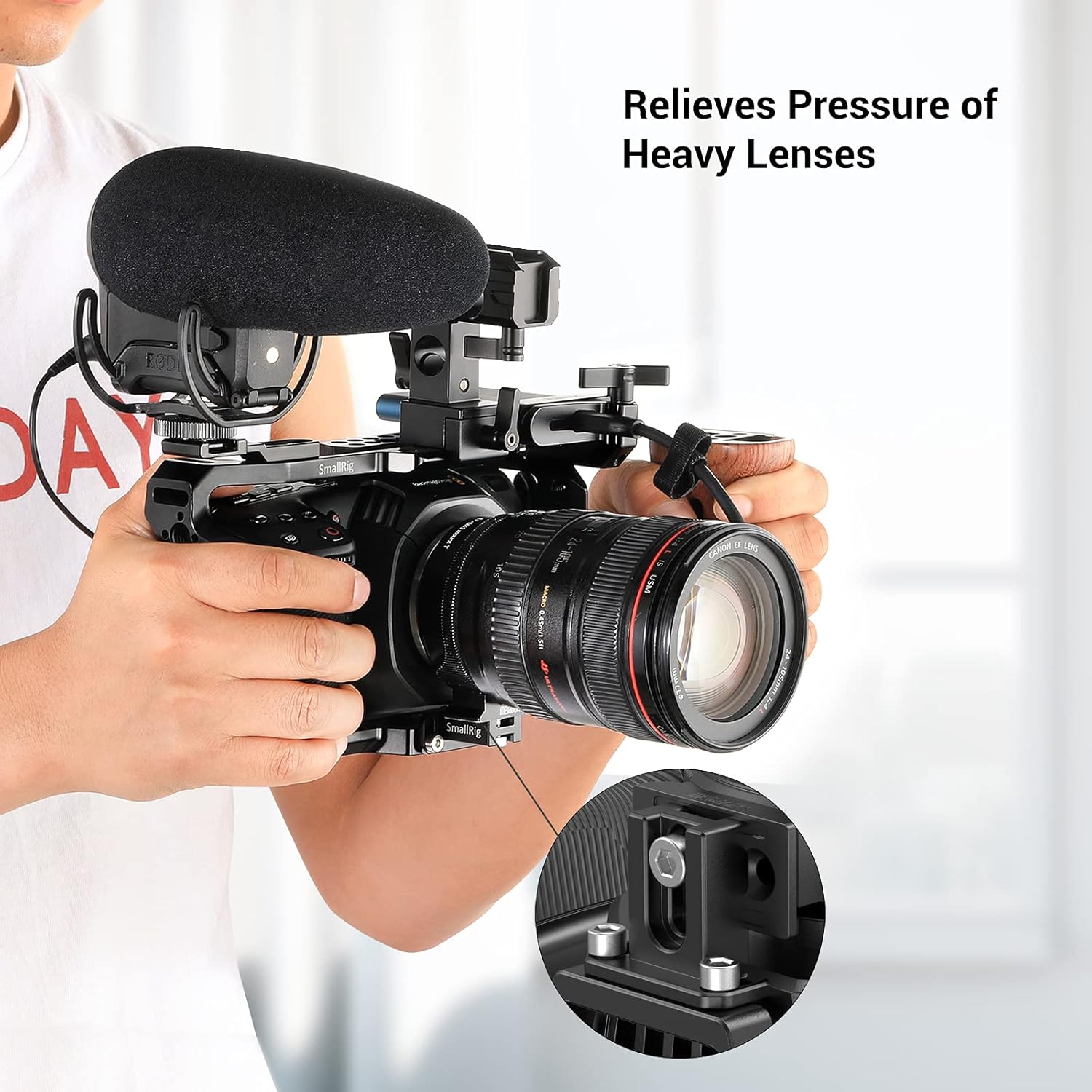 Lens Mount Adapter Support for BMPCC 4K Cage E771
