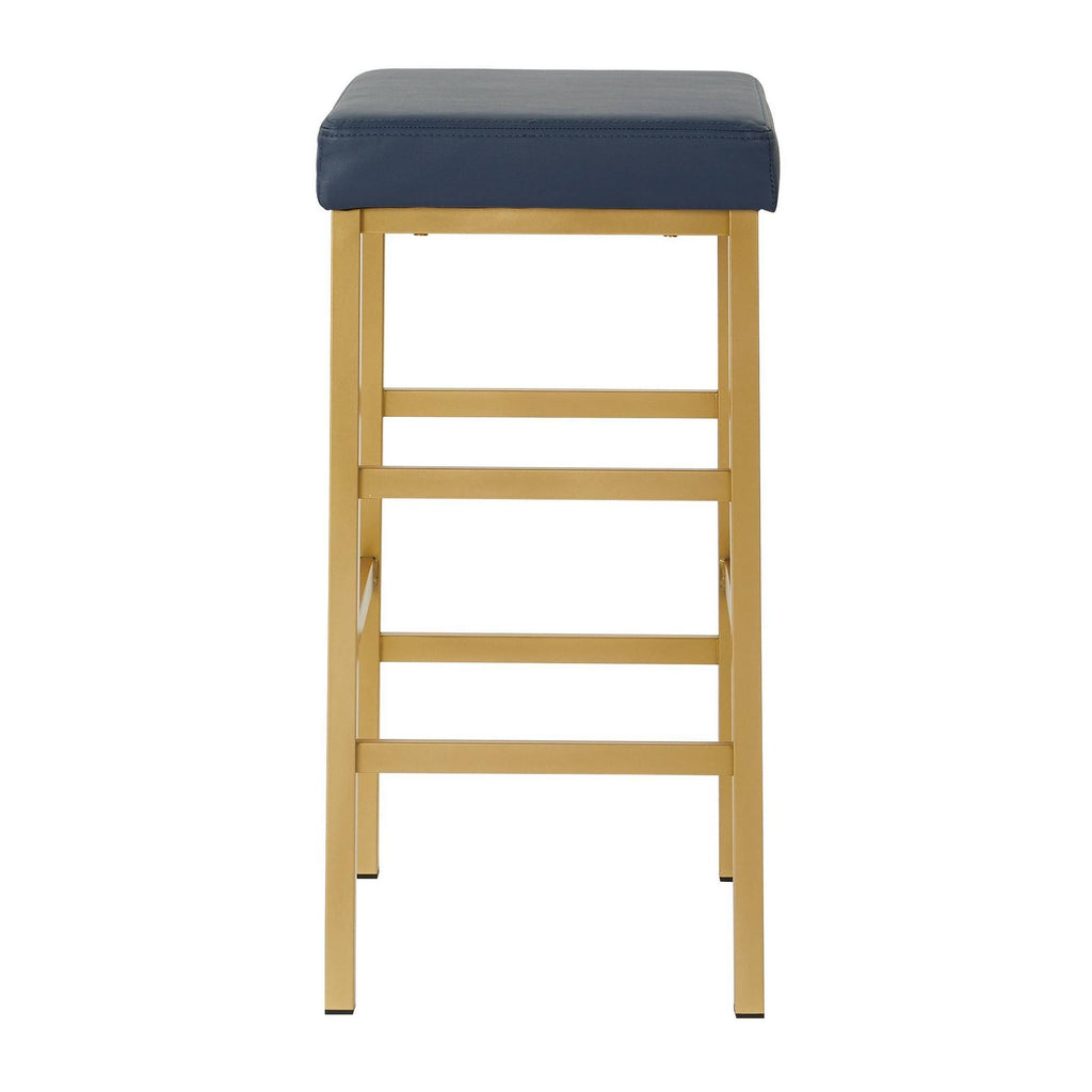 Blue Backless Stool X7479