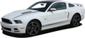 Black on Clear Base Lower Rocker Panel Vinyl Graphic Decal Stripes G141006