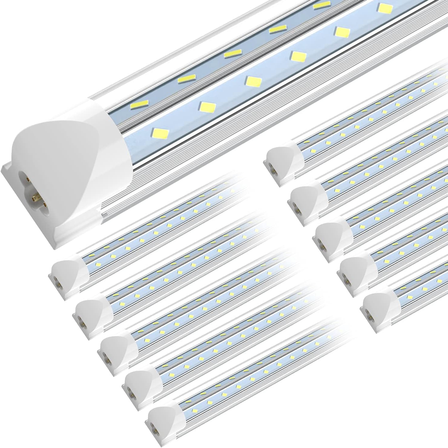 4FT 36W 5000K 4680LM Daylight White Linkable LED Shop Light, 4-Pack H82580