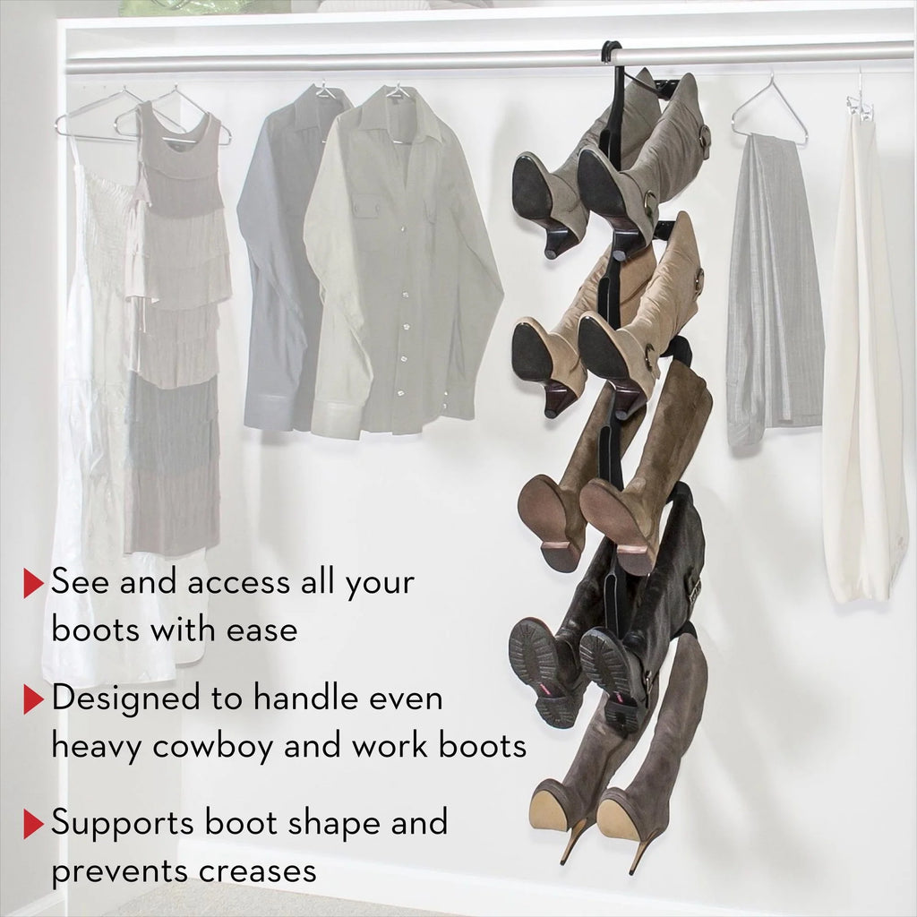 5-Pair Hanging Boot Storage Rack Z248