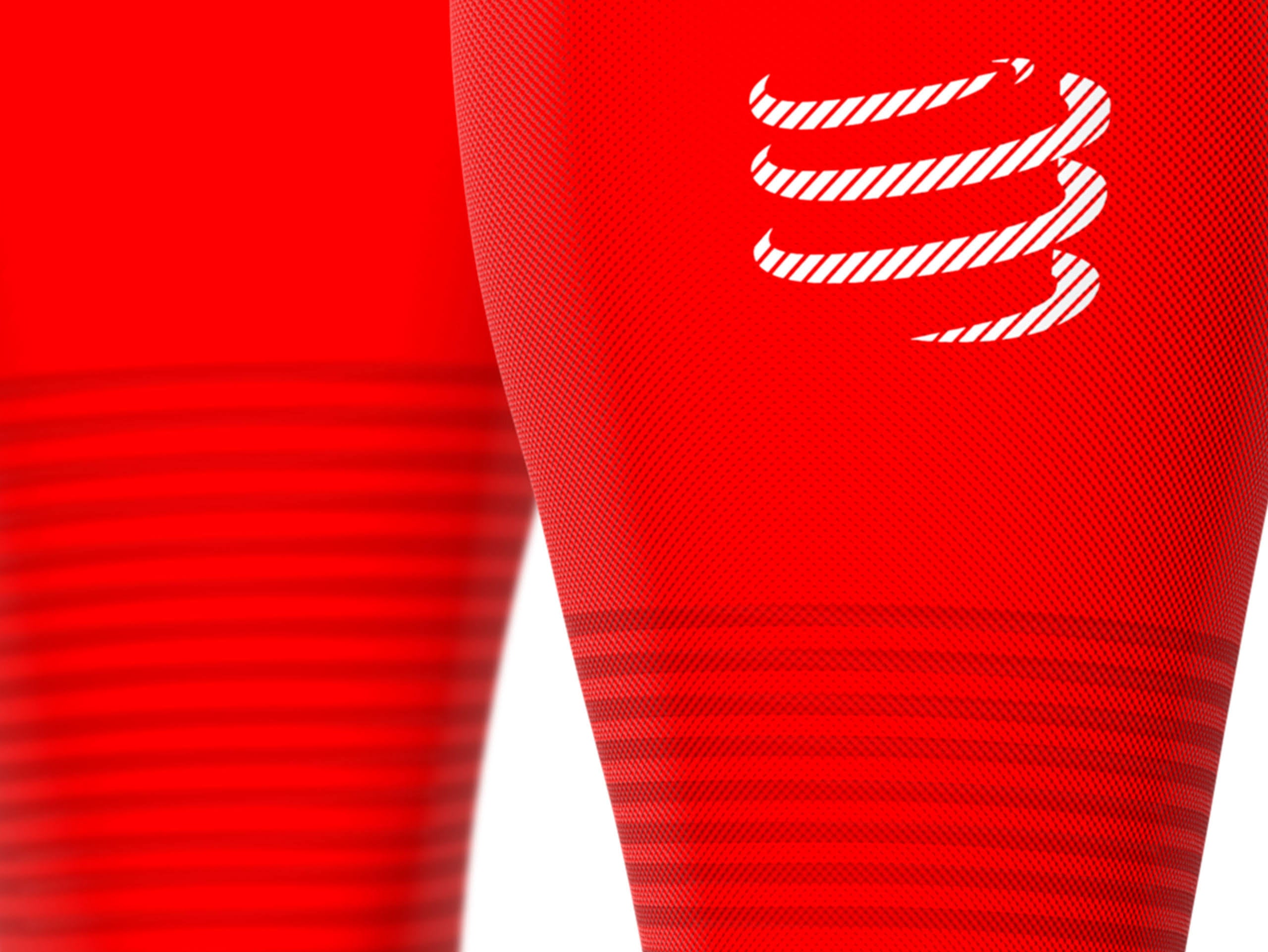 Red Compression Calf Guards C2470