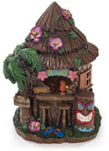 Tiki Hut Solar Powered LED Outdoor Decor Q4684
