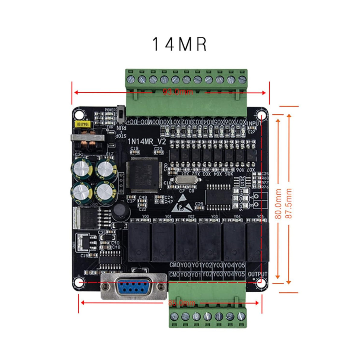 Pack of 2 Programmable Logic Controller Relay Output V460