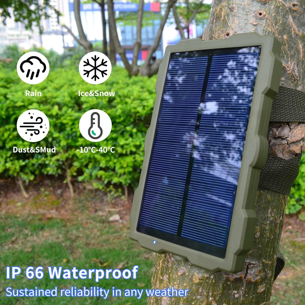 1700mAh Rechargeable Battery IP66 Waterproof Solar Charging Panel T798