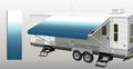 Ocean Blue Fade Awning Fabric 16' S62790