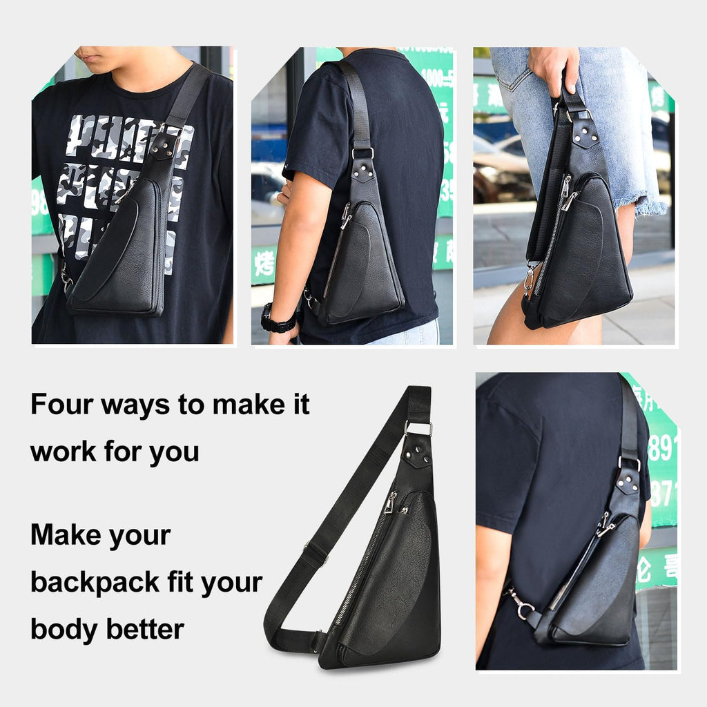 Leather Crossbody Sling Bag S828064