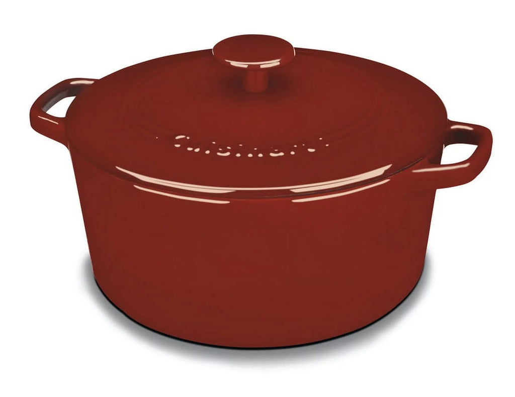 Enameled Cast Iron 5 Qt Round Covered Casserole A4348