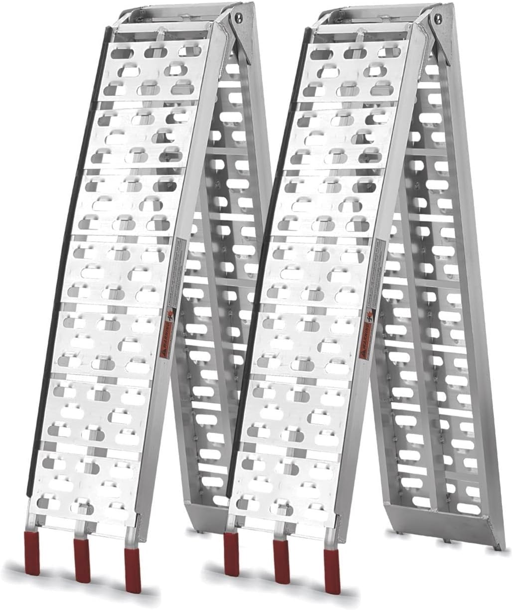 7.5 FT Aluminum ATV Ramps 1500 Lbs Capacity 2PC C404