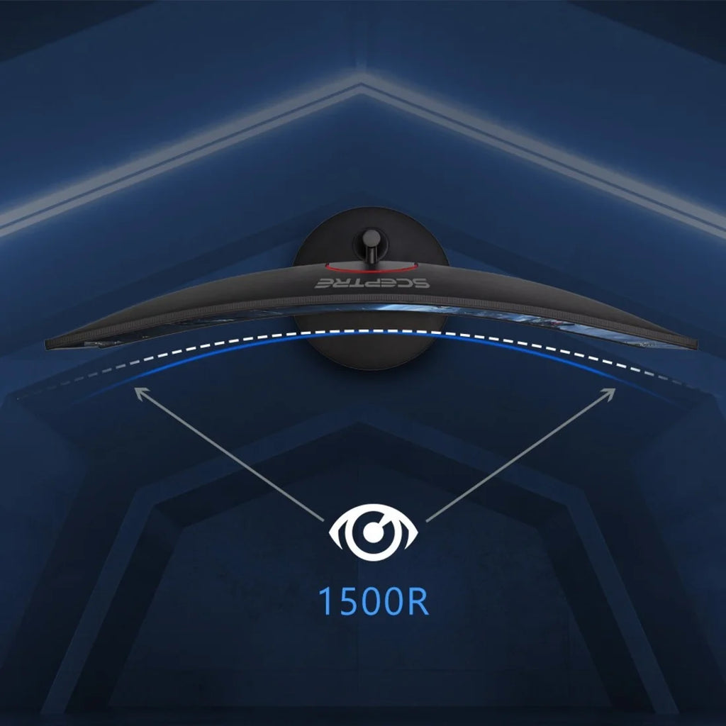 34" Curved Screen Gaming LCD Monitor, 21:9, Black K81727