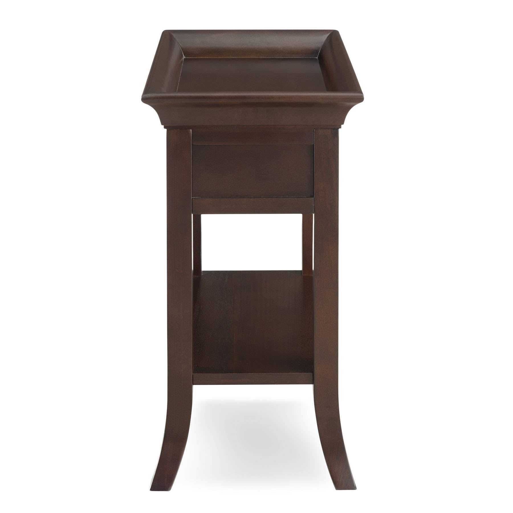 Cherry Tray Edge Chairside Table C375645