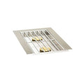 Stainless Steel Cooking Grid for Double Side Burner Q629