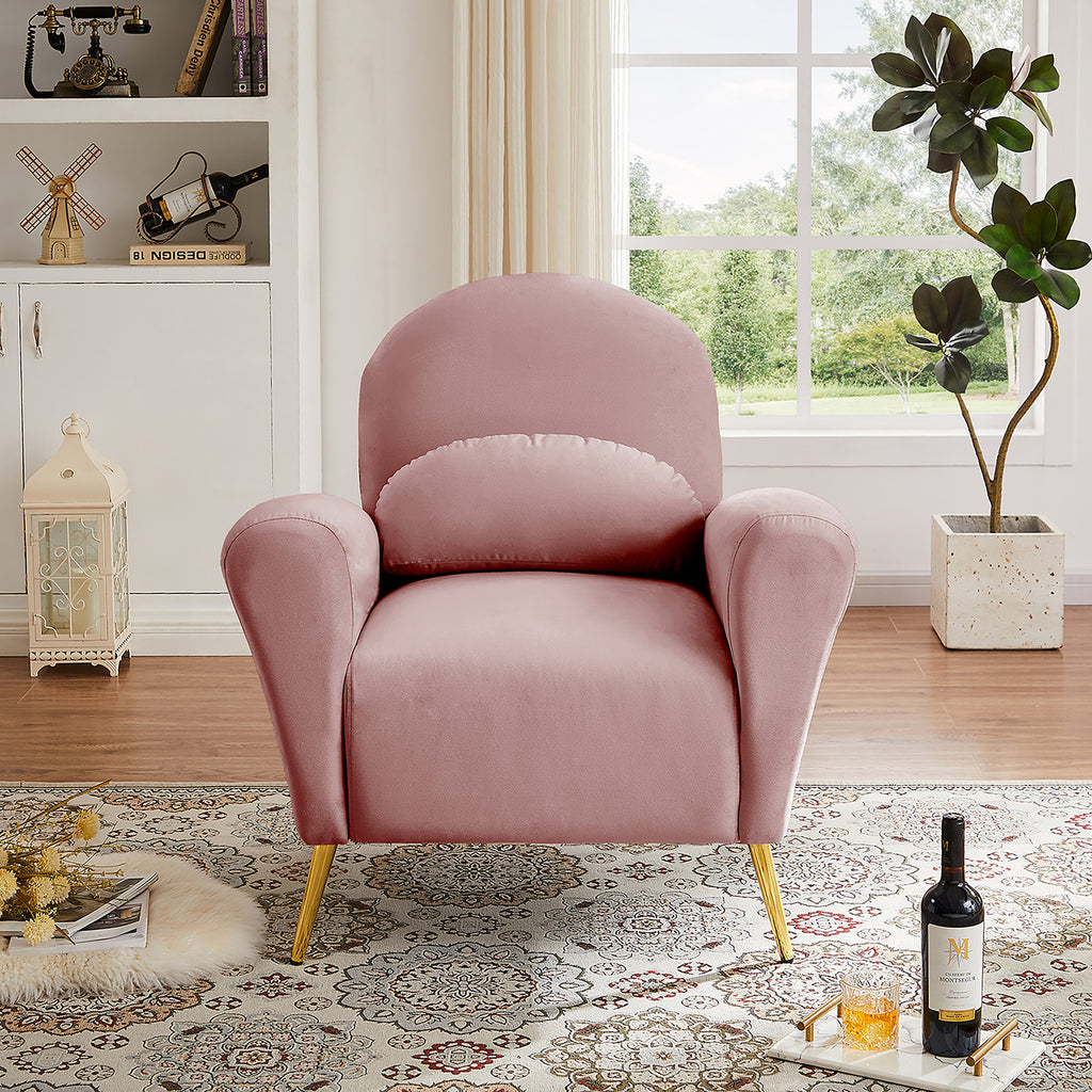 Blue Upholstered Armless Chair I267348