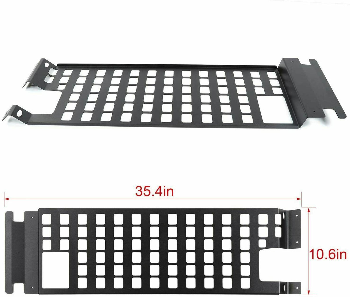 Black Roof Rack Hard Top Molle Luggage Panel Q38781