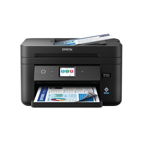 Wireless All-in-One Printer with Scan, Copy, Fax, Auto Document Feeder, Automatic 2-Sided Printing, Black I7819