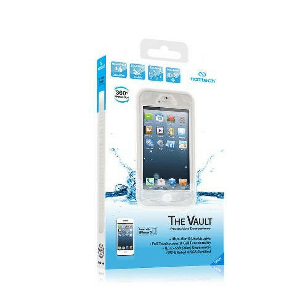 White Clear TPU Hard Case for iPhone 5 5S V5984