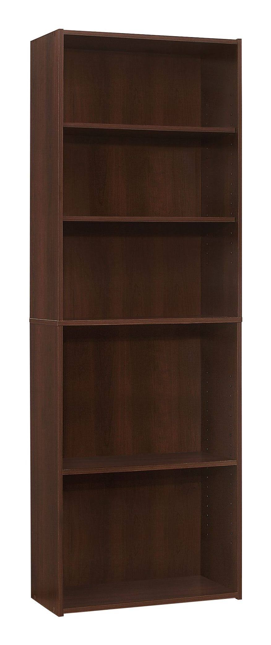 Cherry 72 inch 5 Shelves Bookcase T1561