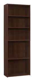 Cherry 72 inch 5 Shelves Bookcase T1561