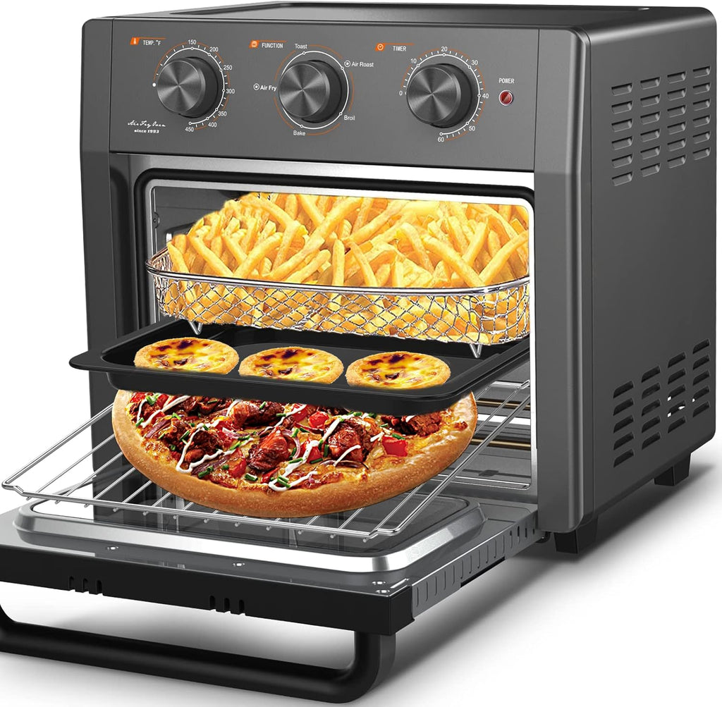 Silver 24 Quart Air Fryer Toaster Oven J6047