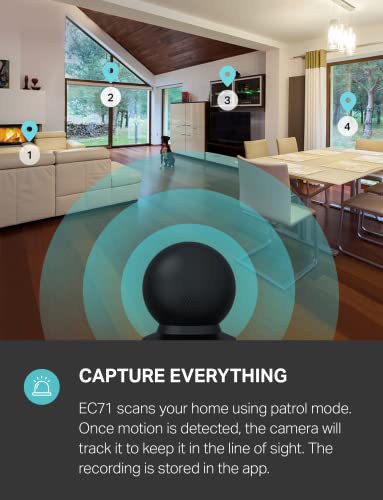 1080p HD Smart Security Camera with Night Vision, White A49272