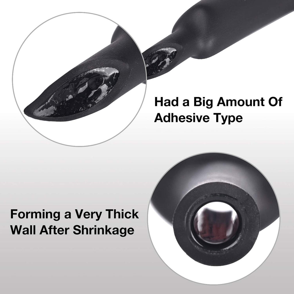 1.5 Inch 3:1 Waterproof Adhesive Lined Heat Shrink Tubing, 4 Ft Black D86009