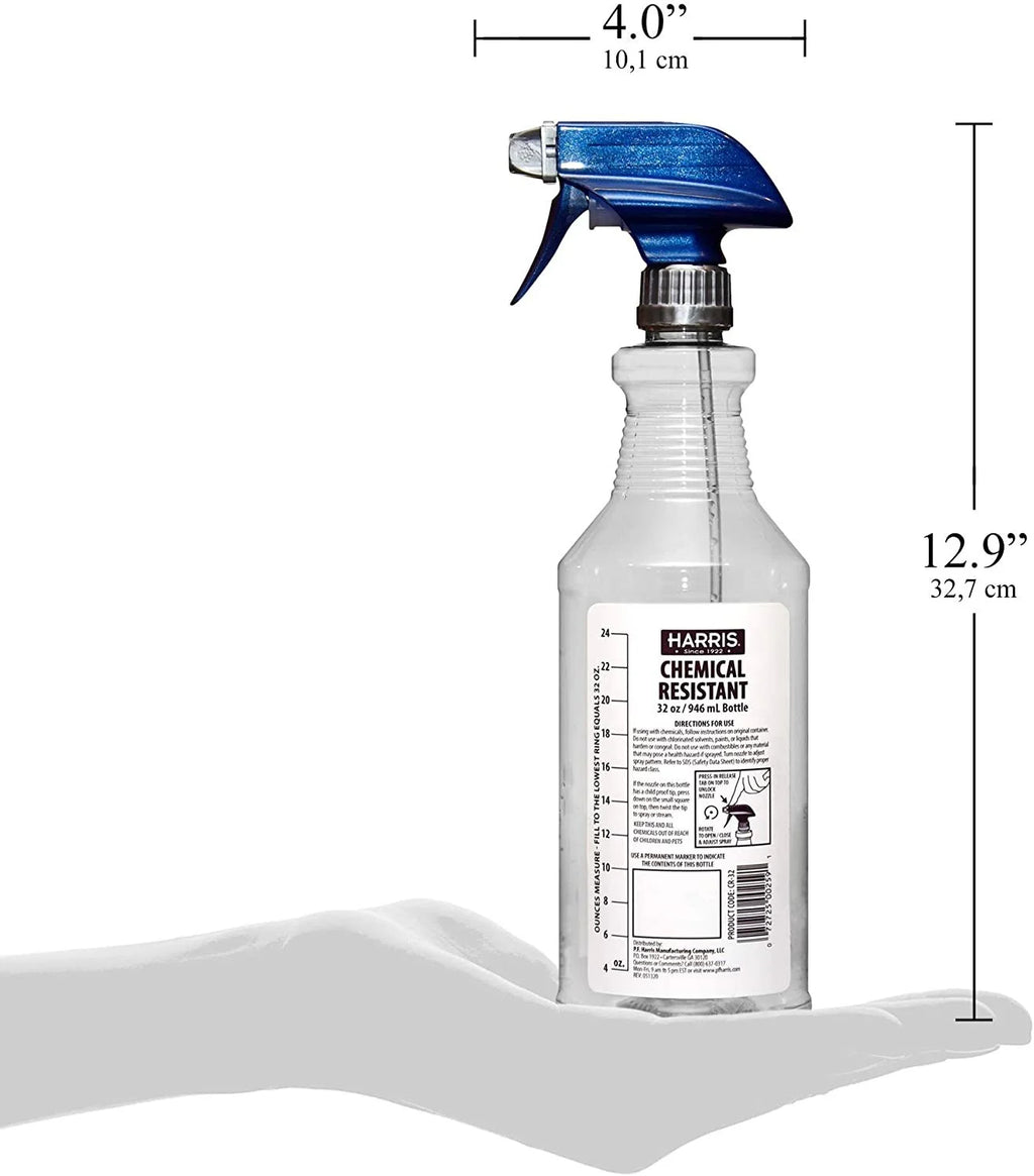 32oz 3-Pack Chemically Resistant Spray Bottles G77012