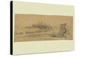Canvas Print: Stables And Negro Servants Tent, Army Of The Potomac, 1863 G243
