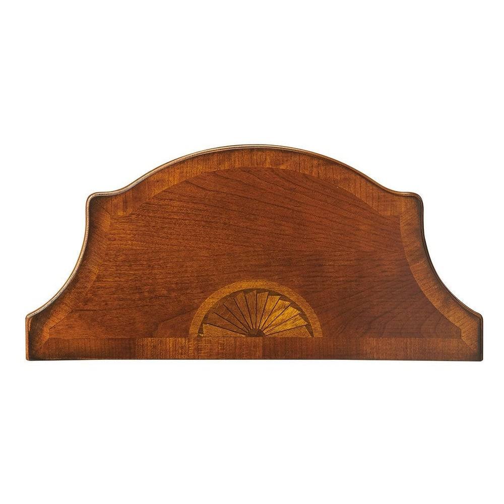Olive Ash Burl Demilune Console Table F266403