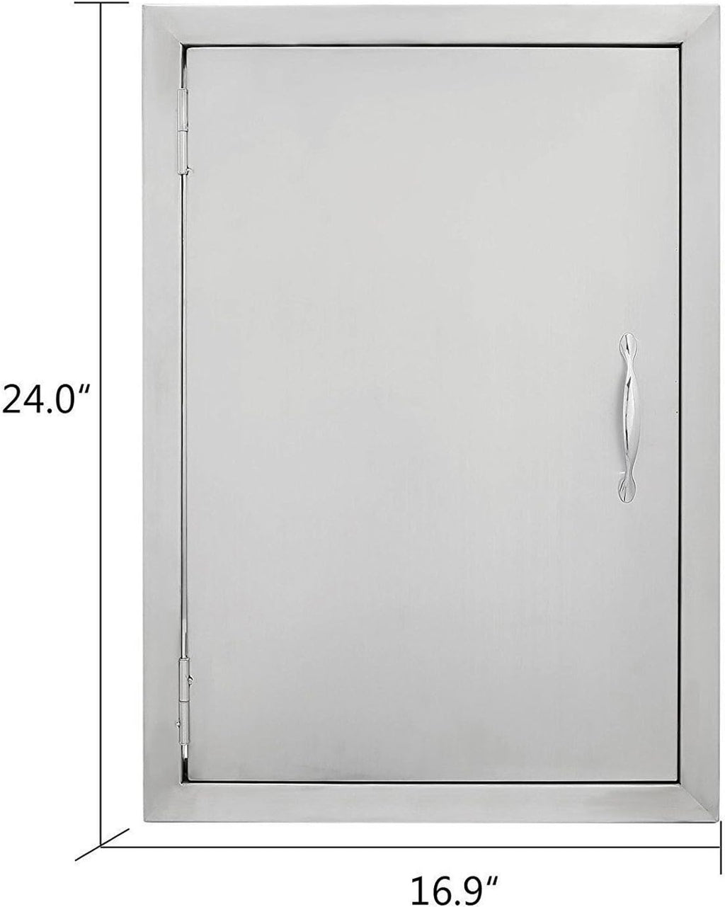 17 W x 24 H 304 Stainless Steel BBQ Access Door G939858