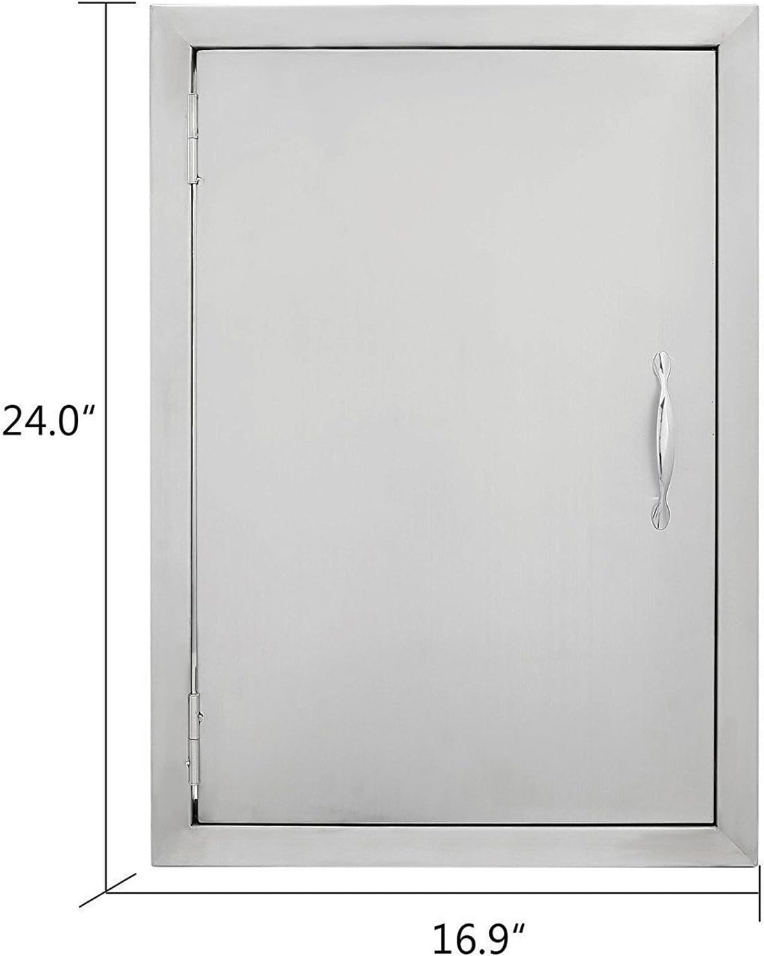 17 W x 24 H 304 Stainless Steel BBQ Access Door G939858