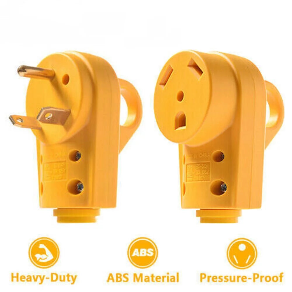 30 Amp 125V RV Power Cord Receptacle Plug D65269