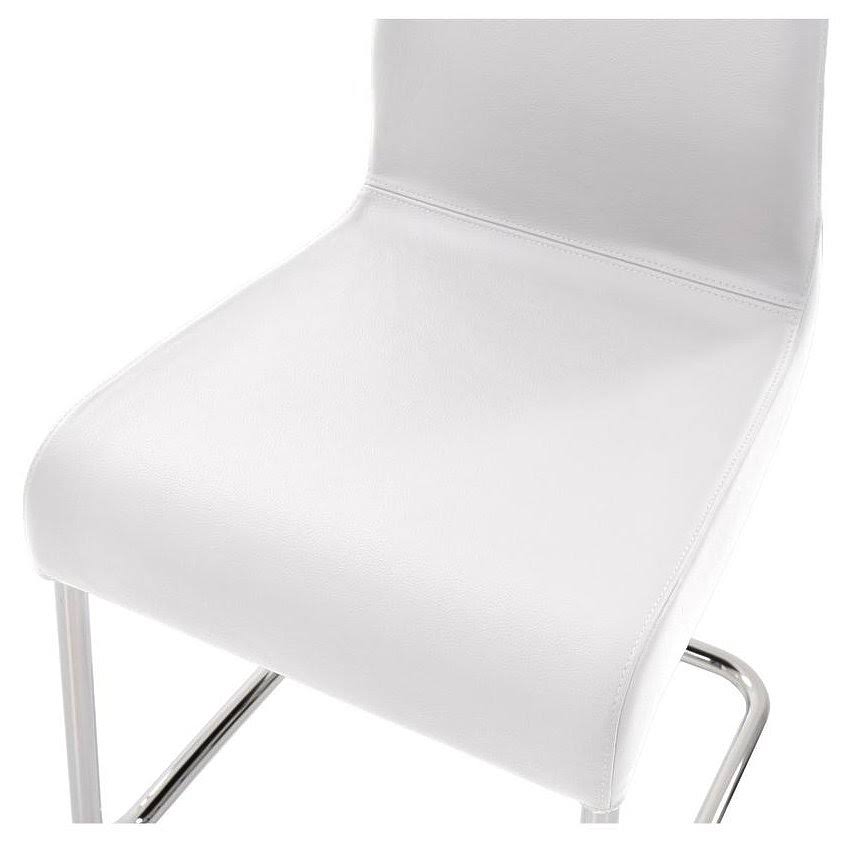 White Leather Dining Chair X686
