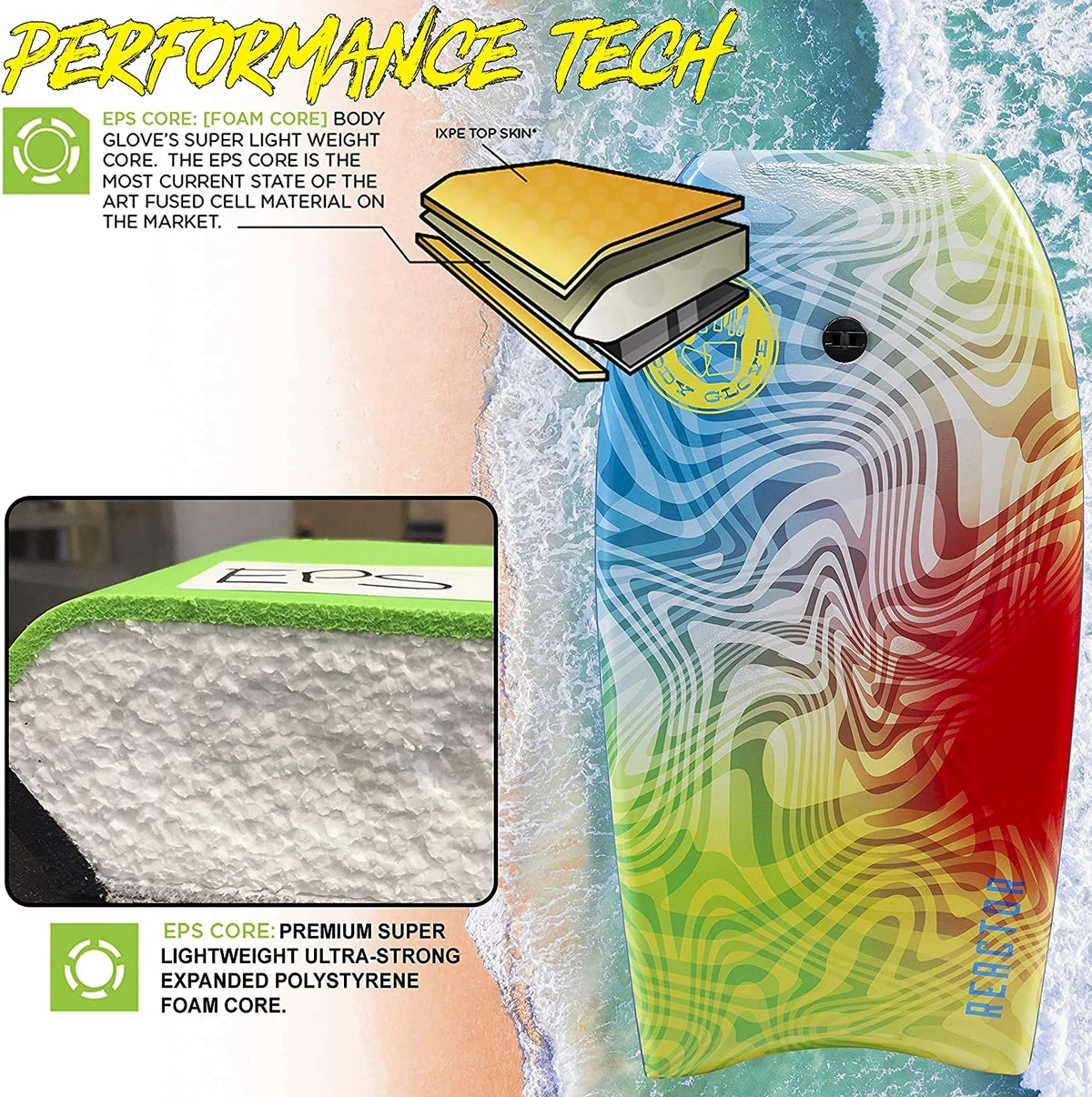 41" Bodyboard with Leash B4246