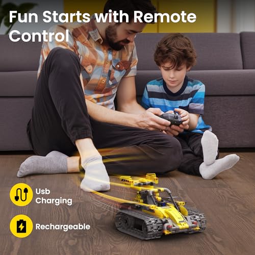 Blue 5in1 Robot Building Kit with 488 Pieces L9643