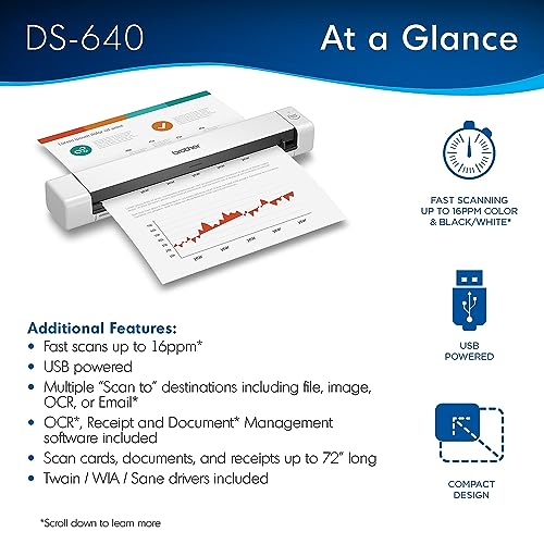 Compact Mobile Document Scanner J8388