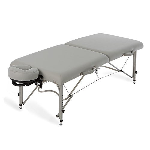 Portable Massage Table Ultra-Lightweight Aluminum Frame with Face Cradle & Carry Case (29lb) B262480