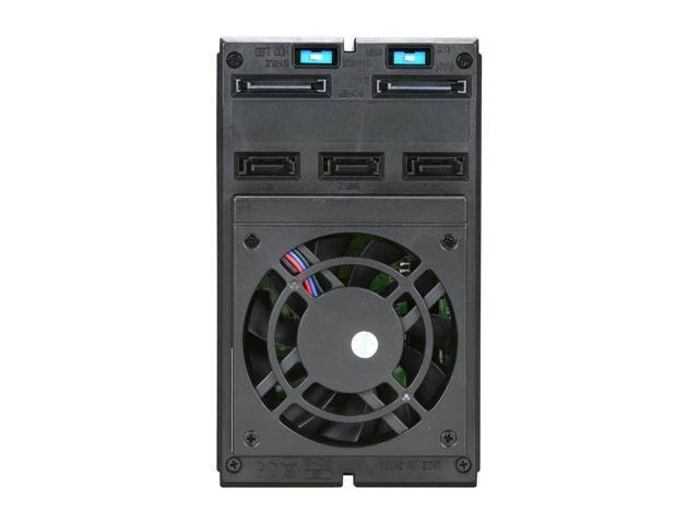 2x5.25 to 3x3.5 SAS Cage Black B6143