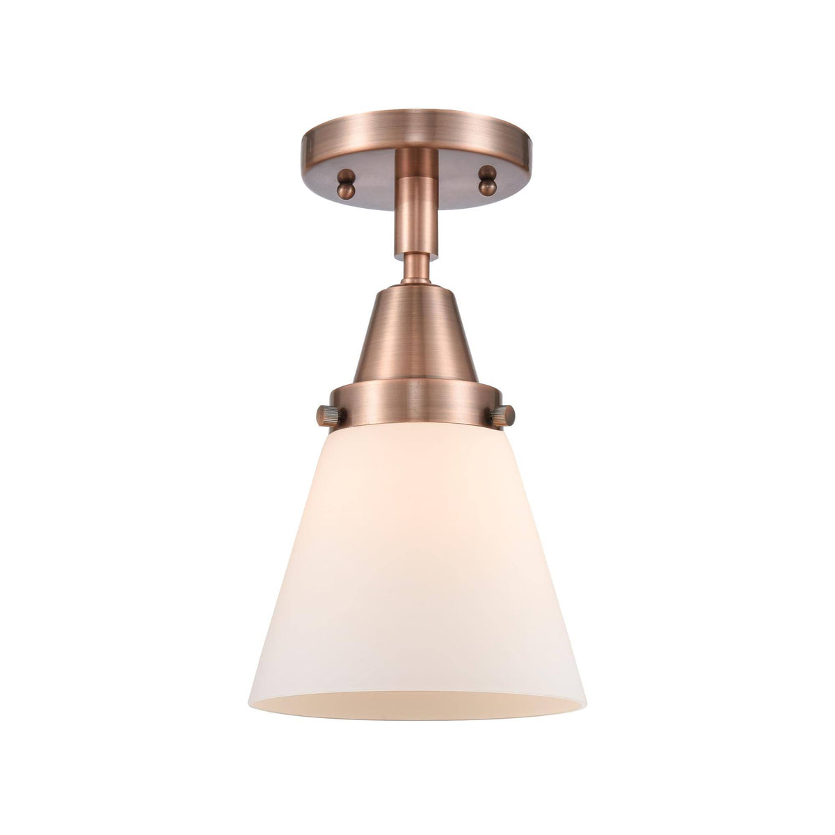 Satin Gold Small Cone Flush Mount Light T2560