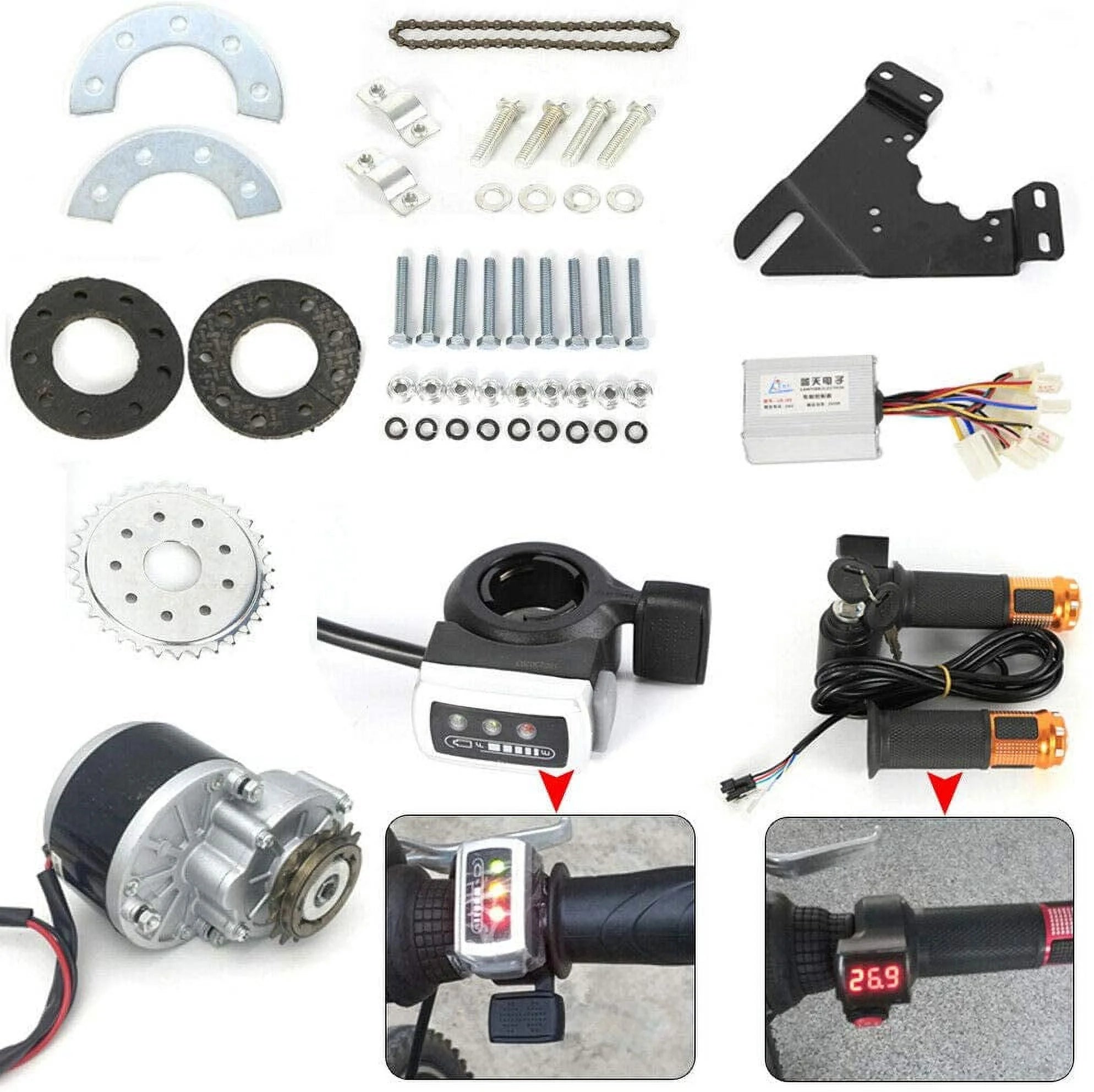 Electric Bicycle Conversion Kit with Motor Controller N404582
