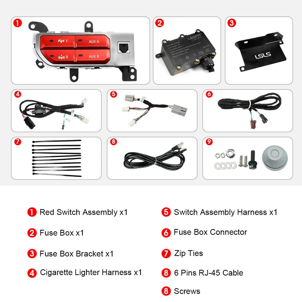 Switch Panel Auxiliary Switch Bank Kit S940802