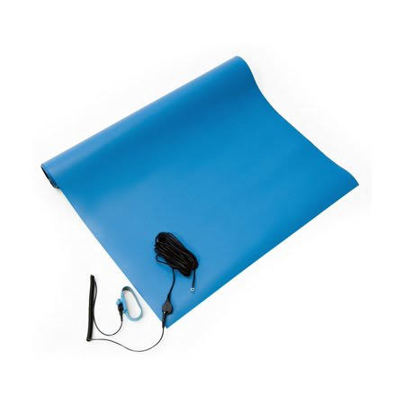 ESD Two Layer Rubber Mat Kit with Wrist Strap and Grounding Cord C110