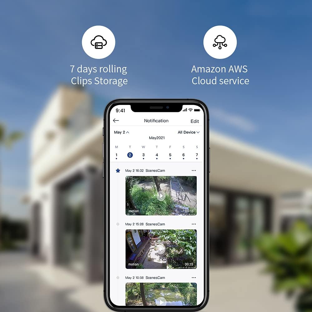 Wireless Outdoor Security Camera System F887836