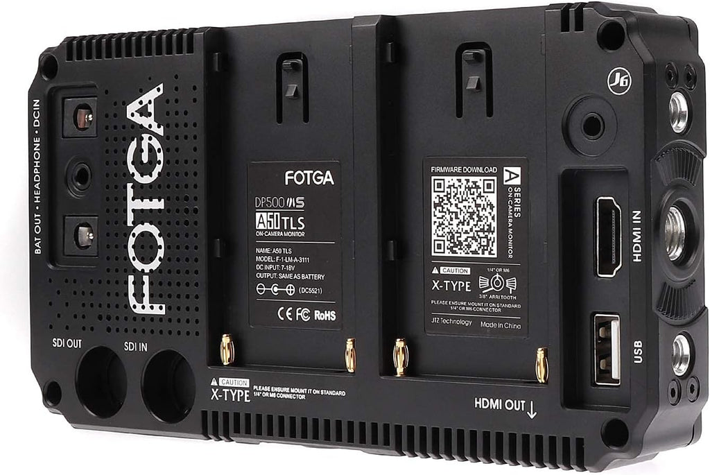 5 Inch Full HD 1920x1080 Touch Screen On-Camera Field Monitor with HDMI 4K Input/Output and Dual NP-F Battery Mount M3074