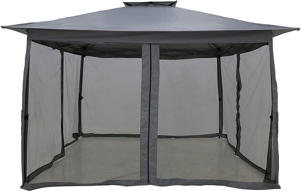 11'x11' Pop-Up Tent Gazebo with Mosquito Mesh Netting L2781