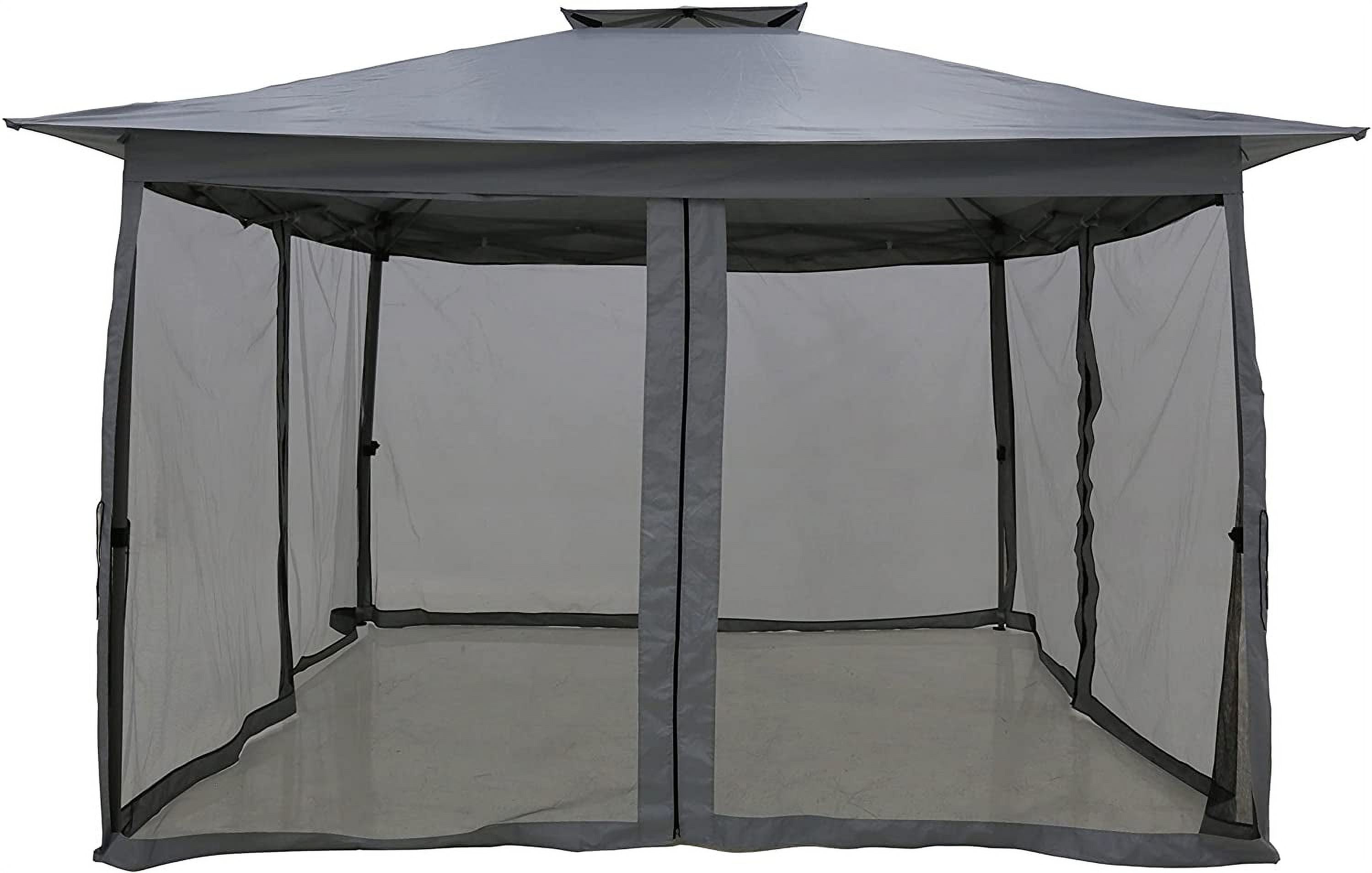 11'x11' Pop-Up Tent Gazebo with Mosquito Mesh Netting L2781