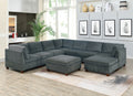 Grey Chenille Modular Sectional 9pc Set H785
