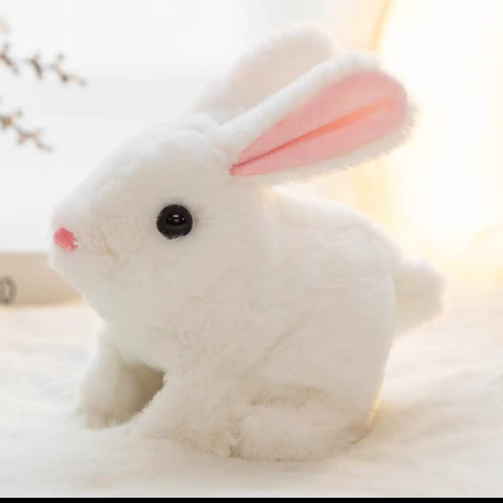 Easter Plush Stuffed Bunny Toy Walking Rabbit Educational Toys for Kids D228