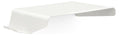 White Cooper Wall Shelf with Left-Side Ledge H227009
