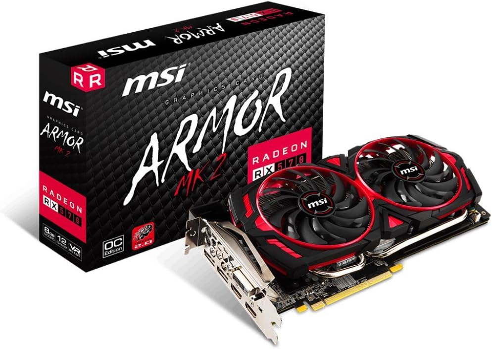 4GB GDDR5 Radeon RX 580 Graphics Card N475